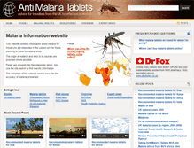 Tablet Screenshot of antimalariatablets.co.uk